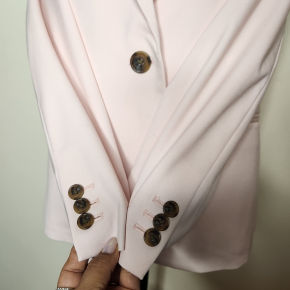 J.Crew factory $198 One Button Blazer Sunwashed Pink Size 6 BO599 - Picture 4 of 9